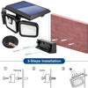 Solar-Powered LED Wall Light with Motion Sensor