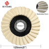 125mm Wool Felt Flap Polishing Disc for Angle Grinders