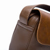 Vintage Leather Crossbody Bag for Men – Compact Messenger Shoulder Bag