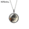 Destiel-Inspired Glass Cabochon Pendant Necklace