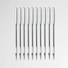 A multi-pack of universal household sewing machine needles displayed vertically.
