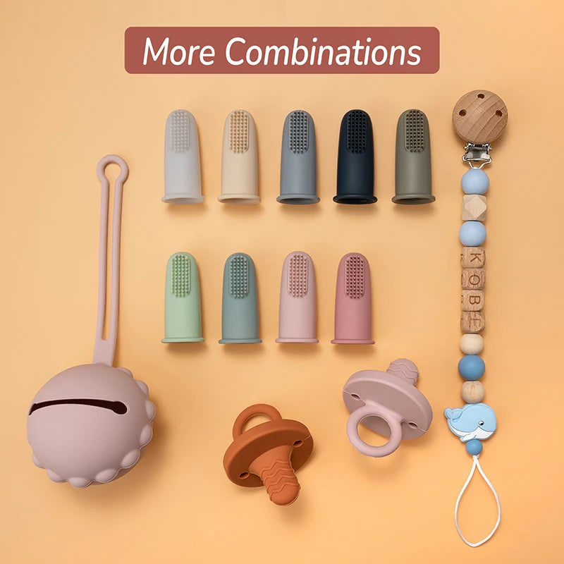 Baby Silicone Finger Toothbrush Set (3-Pack)