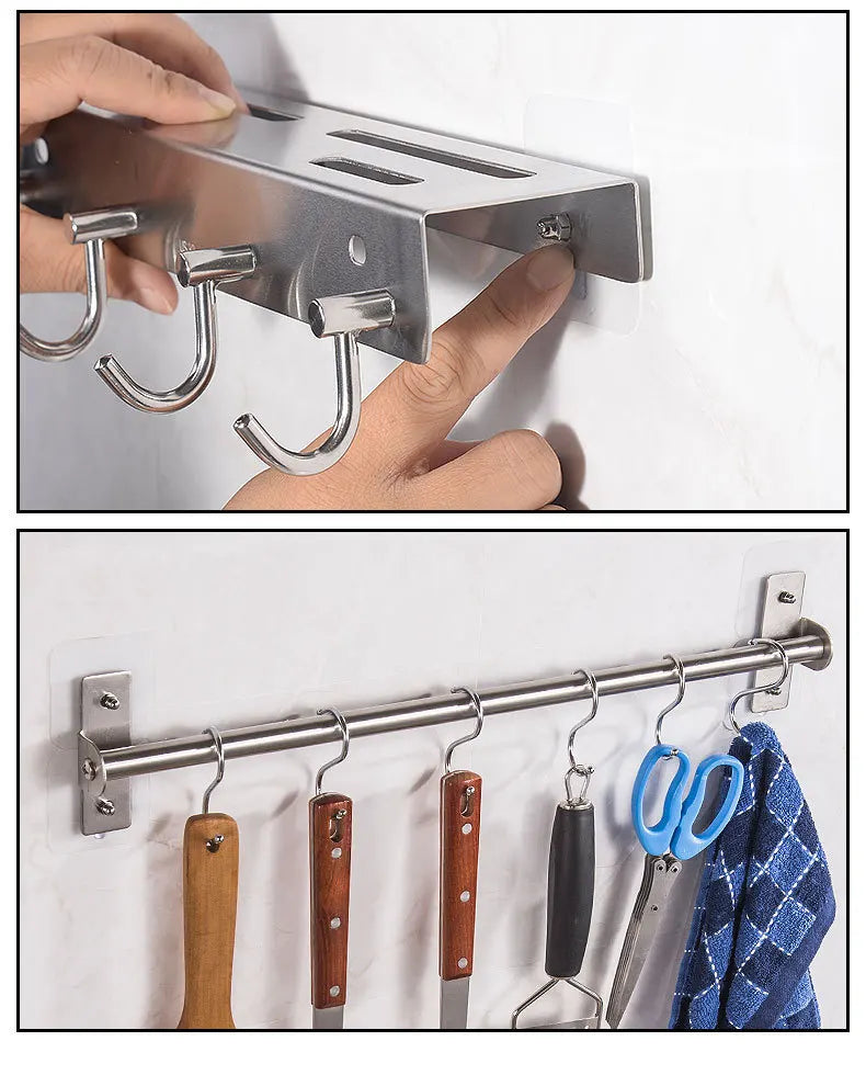 Transparent Self-Adhesive Wall Hooks for Pictures and More