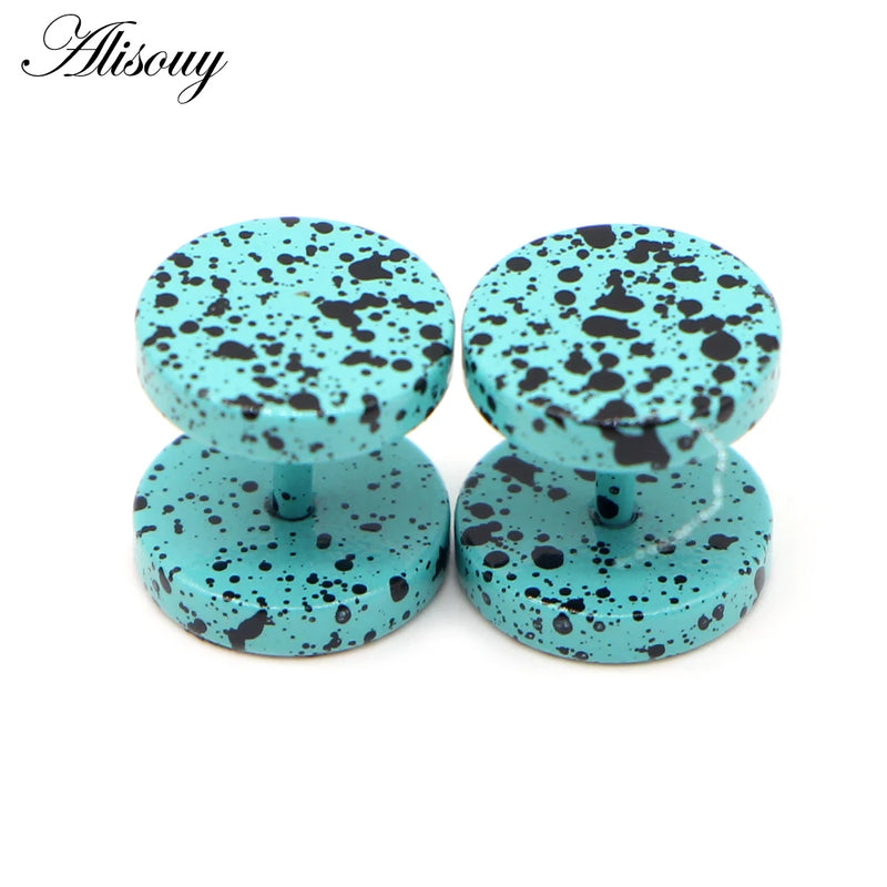 Stainless Steel Fake Gauge Ear Plugs