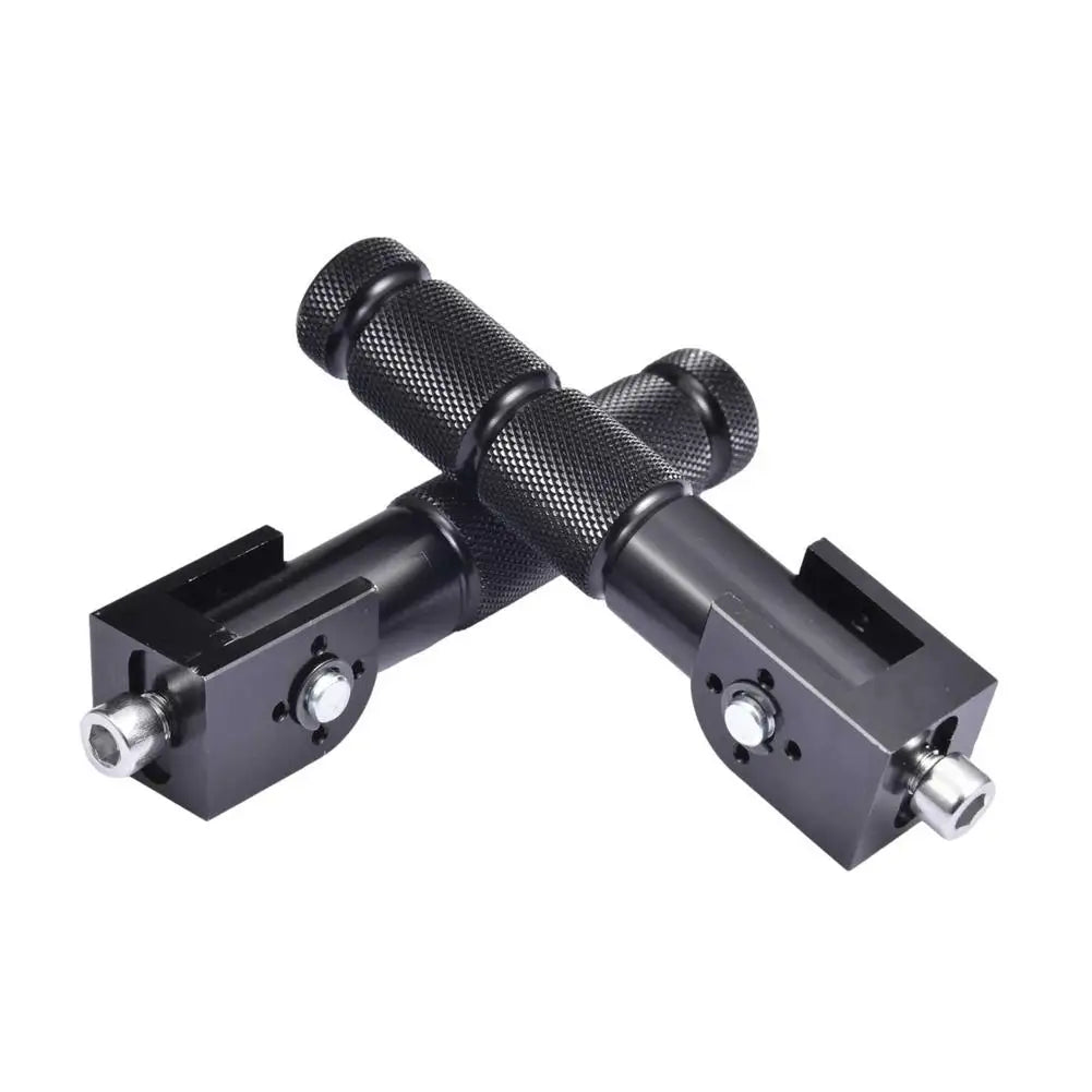 Universal CNC Aluminum Footrest Pedals (8mm)