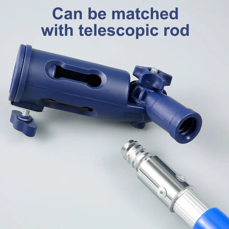 Multi-Angle Paint Brush Extension Clamp for Poles