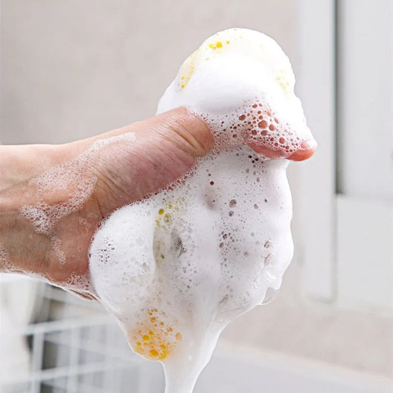 Double-Sided Dish Scrub Sponges for Kitchen Cleaning
