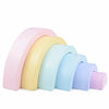 Wooden Rainbow Stacking Blocks - Montessori Educational Toy for Kids