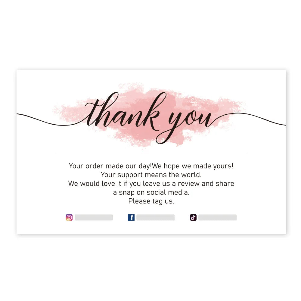 Personalized Thank You Cards for Small Businesses