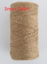 Natural Jute Twine Roll for Crafts, Decor & DIY Projects