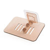 No-Drill Adhesive Soap Holder with Drainage Tray