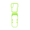 Lime green ABS gear shift panel and cup holder trim cover for Jeep Wrangler JL and Gladiator JT