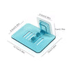 No-Drill Adhesive Soap Holder with Drainage Tray