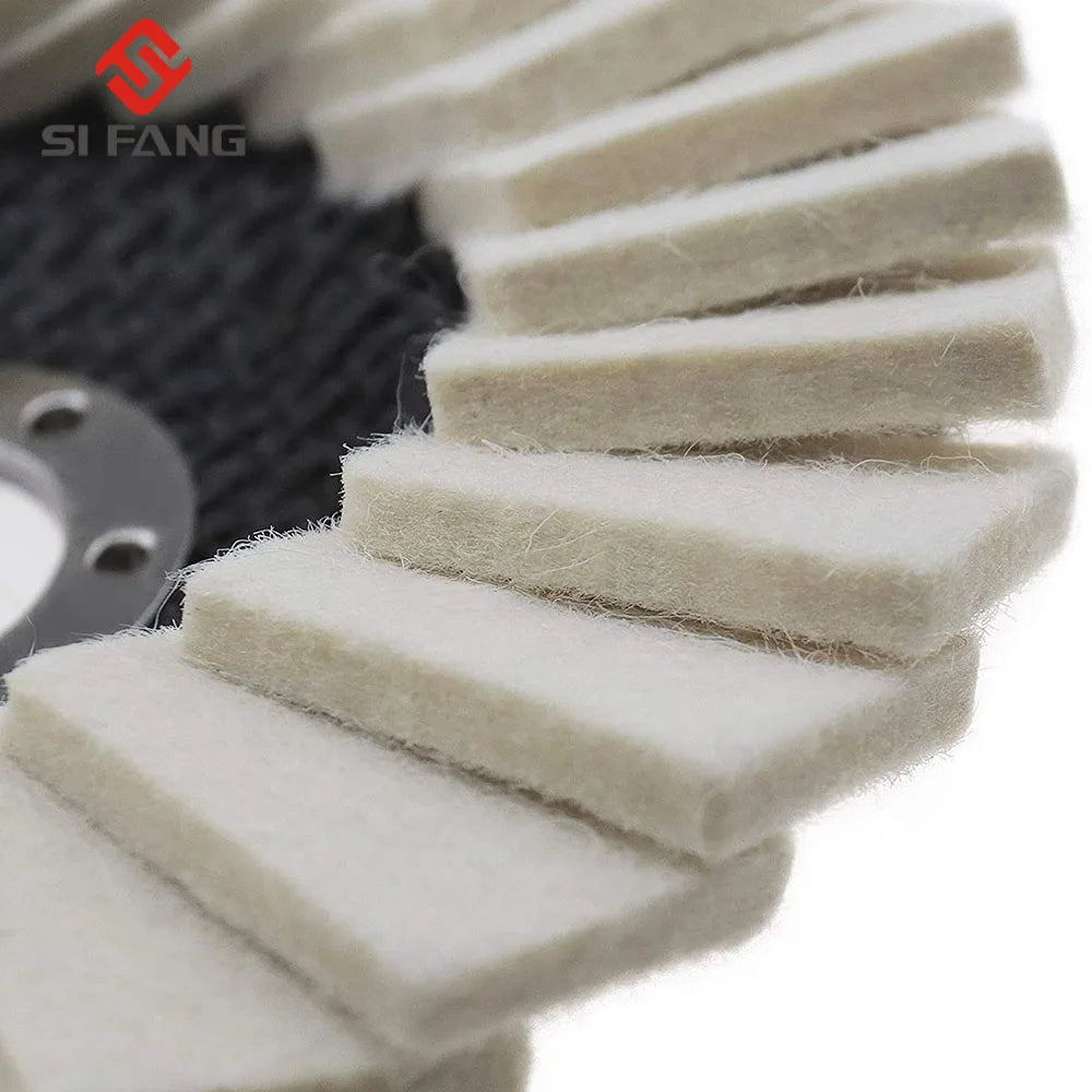 125mm Wool Felt Flap Polishing Disc for Angle Grinders