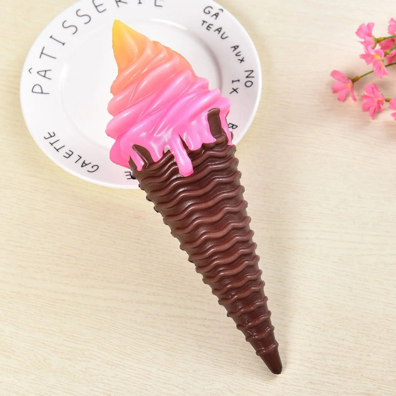 Juguete Squishy de Helado Colorido que se Relaja Lento