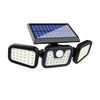 Solar-Powered LED Wall Light with Motion Sensor