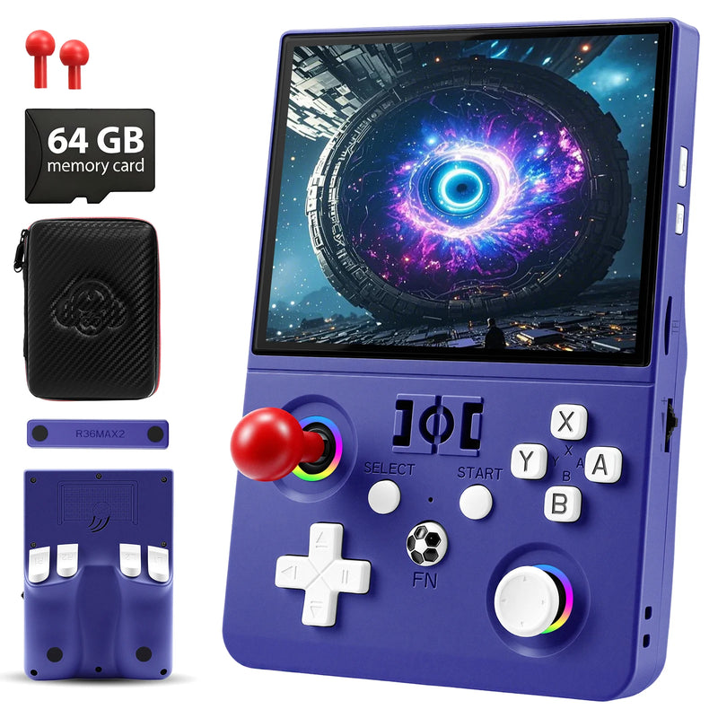 R36 Max 2 Retro Handheld Game Console