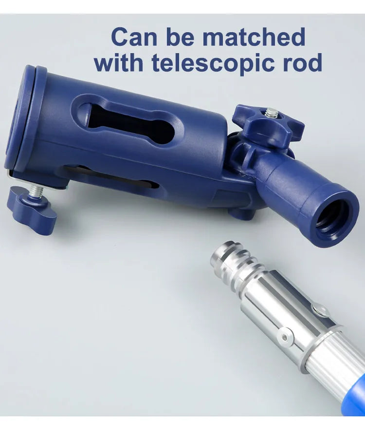 Multi-Angle Paint Brush Extension Clamp for Poles
