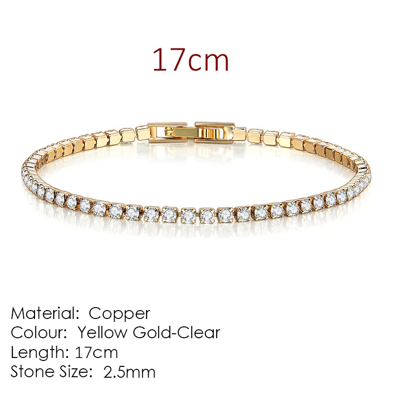 Bracelet de Tennis en Zirconia