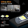 Ultra-thin perfect beam LED fog light bulbs with 3030 LED chips designed for strong penetration lighting.