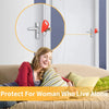 Portable Door Lock with Key for Travel Security