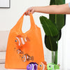 Foldable Cartoon Shopping Bag with Shoulder Straps
