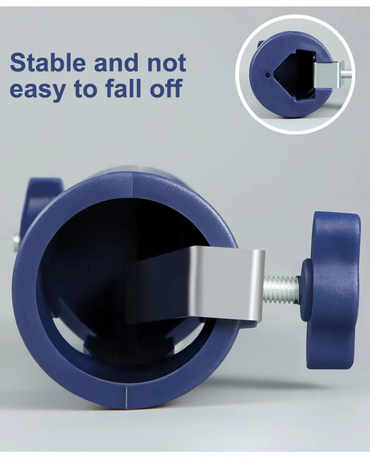 Multi-Angle Paint Brush Extension Clamp for Poles