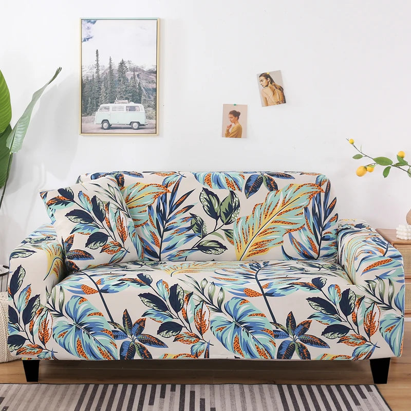 Stretch Sofa Cover with Anti-Slip Grip for Living Room