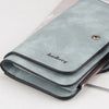 Classic Long PU Leather Wallet with Multiple Pockets