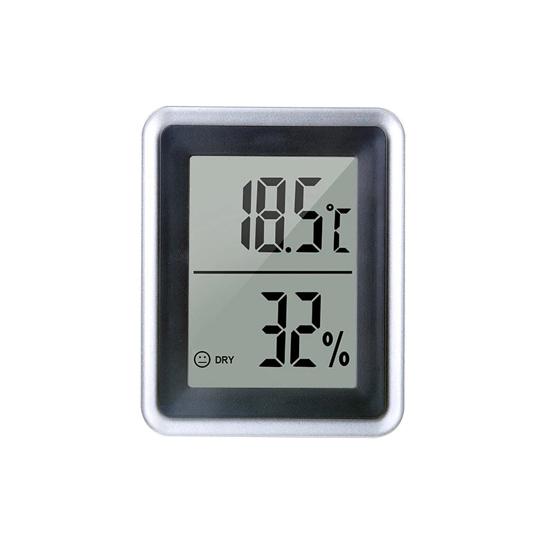 Compact Digital Thermometer and Hygrometer with Magnetic Mount