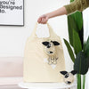 Foldable Cartoon Shopping Bag with Shoulder Straps