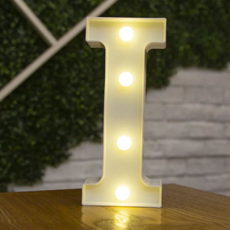 Glowing Alphabet LED Letter Lights for Decor