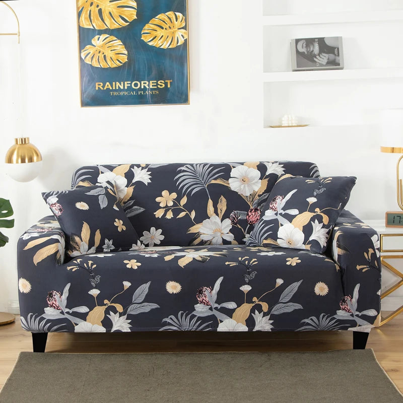 Stretch Sofa Cover with Anti-Slip Grip for Living Room