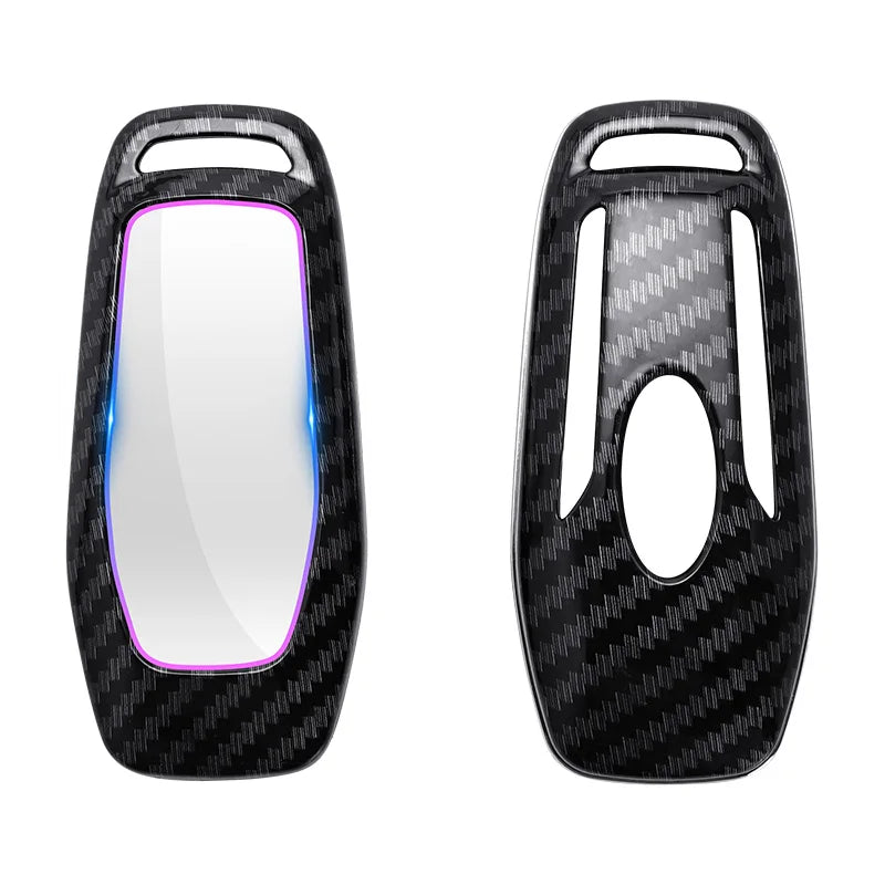 Carbon Fiber Car Key Cover for Ford Models