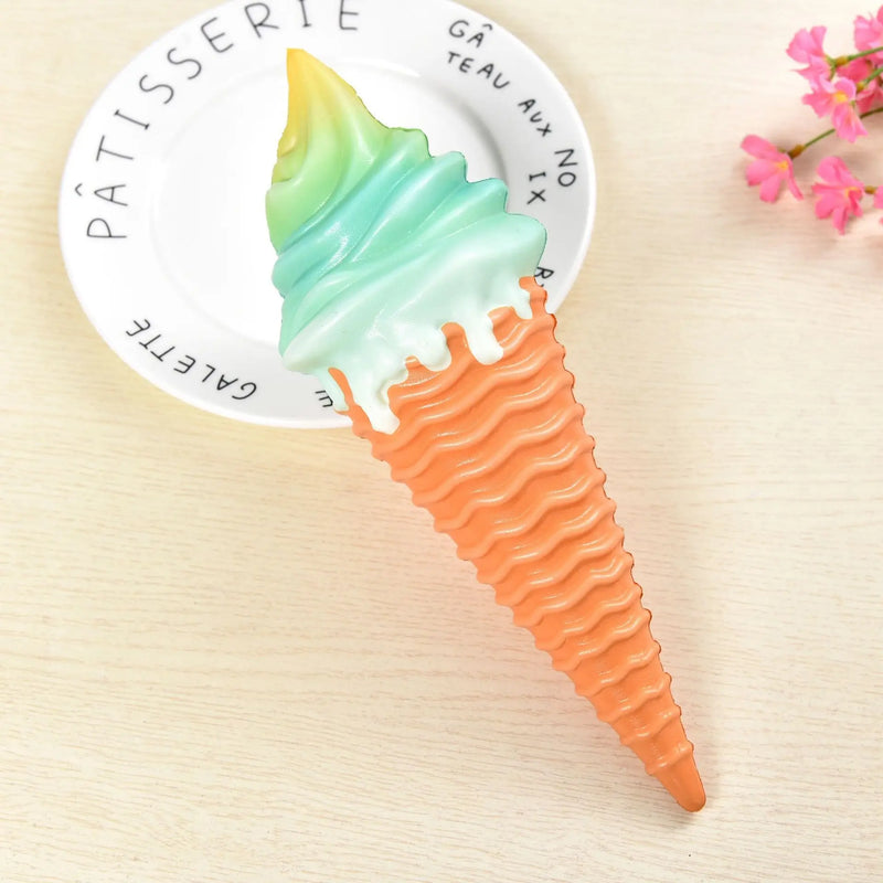 Juguete Squishy de Helado Colorido que se Relaja Lento