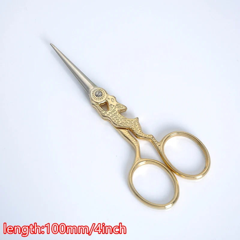 Vintage Floral Embroidery Scissors