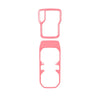 Pink ABS gear shift panel and cup holder trim cover for Jeep Wrangler JL and Gladiator JT