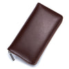 RFID Blocking Genuine Leather Wallet with Phone Case & Coin Purse