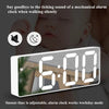 Modern LED Alarm Clock with Voice Control and Night Mode