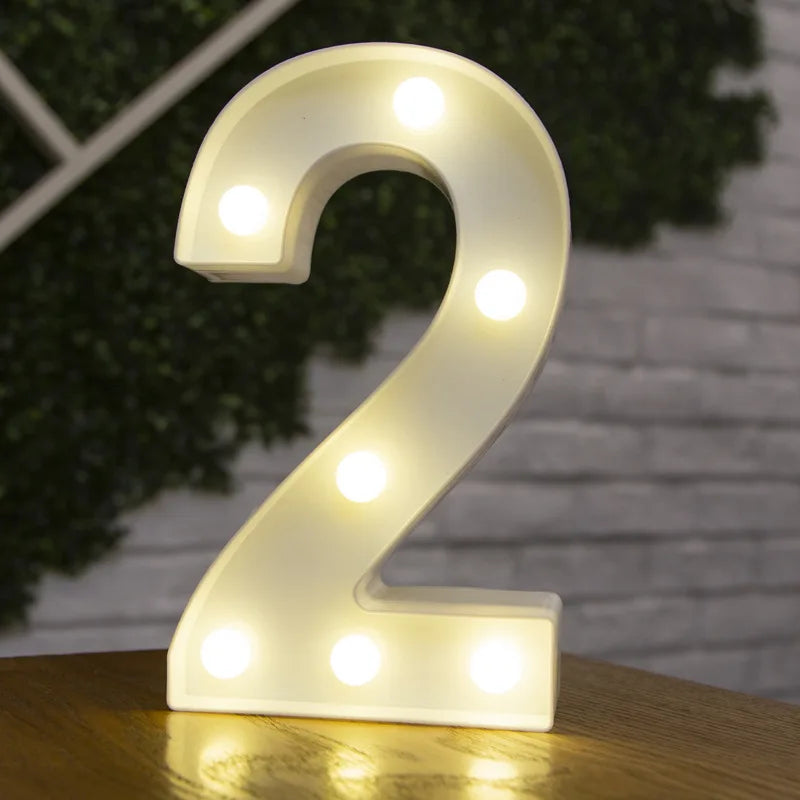 Glowing Alphabet LED Letter Lights for Decor
