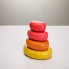 Wooden Rainbow Stacking Stones - Montessori Balancing Blocks for Kids