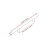 Brushed Stainless Steel Cabinet T-Bar Handle