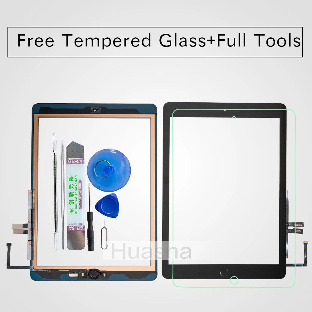 iPad 9.7-Inch Replacement Touch Screen with Home Button and Repair Tool Kit