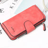 Classic Long PU Leather Wallet with Multiple Pockets