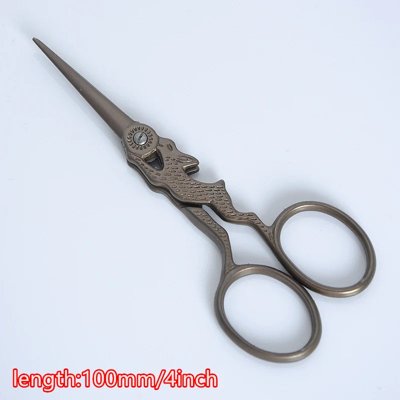 Vintage Floral Embroidery Scissors