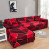 Printed Stretch Sofa Cover for L-Shaped and Corner Sofas