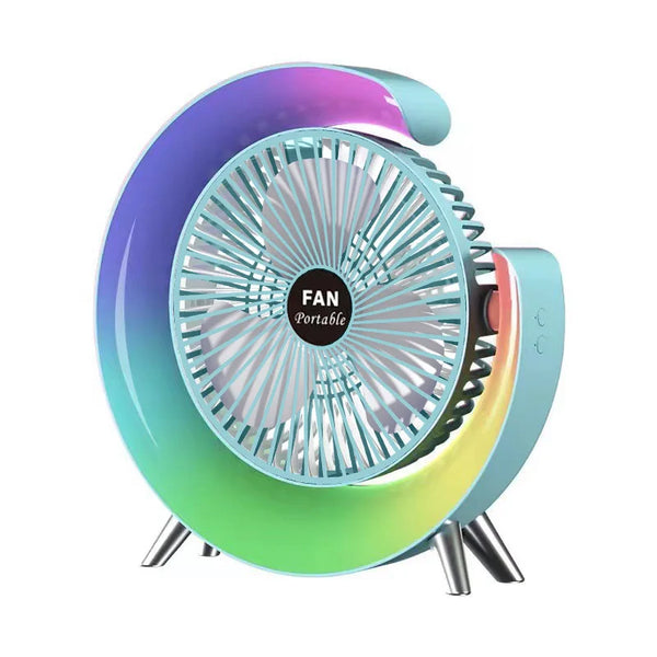Ventilateur de Bureau Portable Rechargeable USB