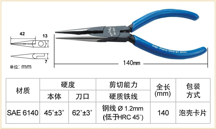 5-Inch Precision Wire Cutters with Anti-Rust Coating