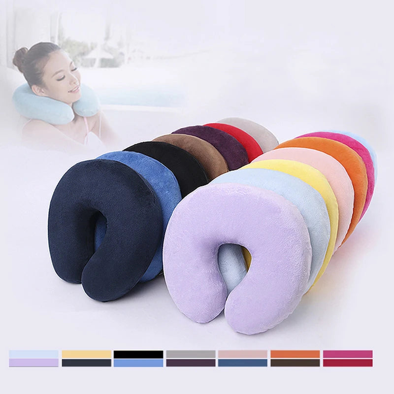 U-Shaped Memory Foam Travel Neck Pillow