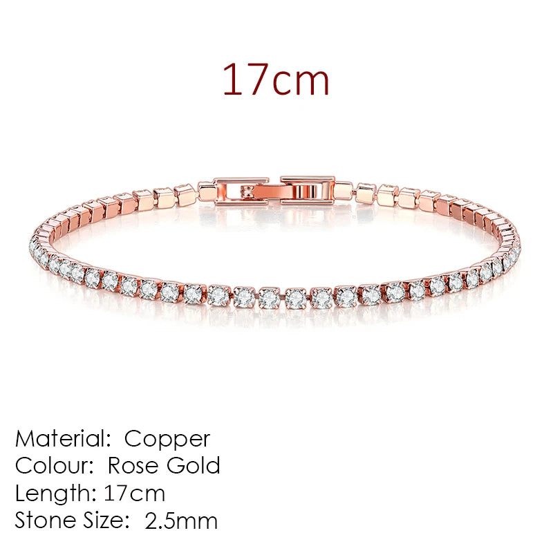 Bracelet de Tennis en Zirconia